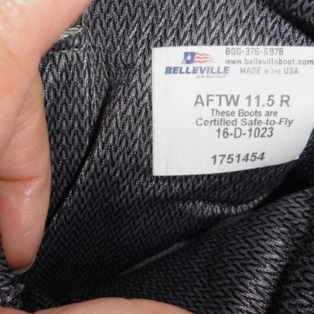 BELLEVILLE AFTW MILITARY 16-D-1023 GORE-TEX COLD 11.5R COMBAT BOOTS JM 214 - Picture 7 of 9